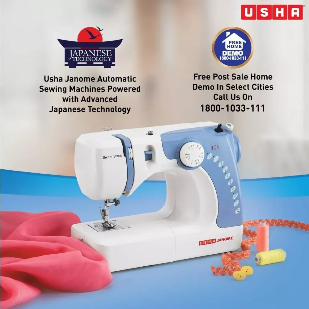 Usha Janome Dream Stitch Automatic Zig-Zag Electric Sewing Machine - ZYYKZ Test Equipment