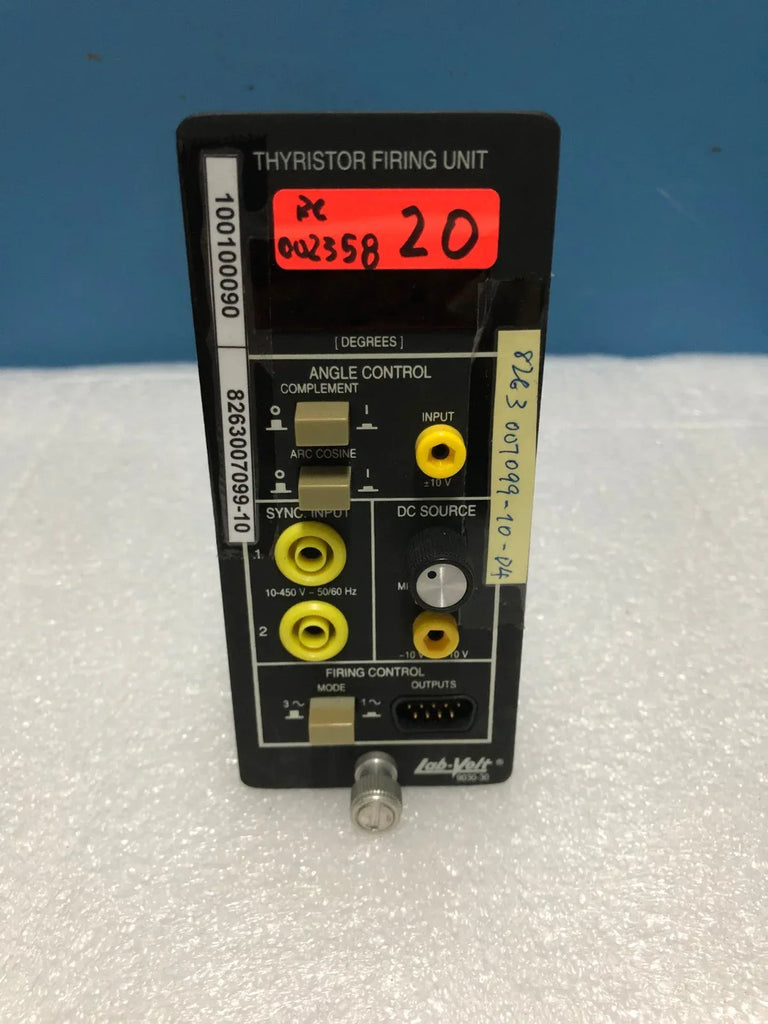 Lab-Volt 9030-30 Thyristor Firing Unit for Power Electronics Control - ZYYKZ Test Equipment