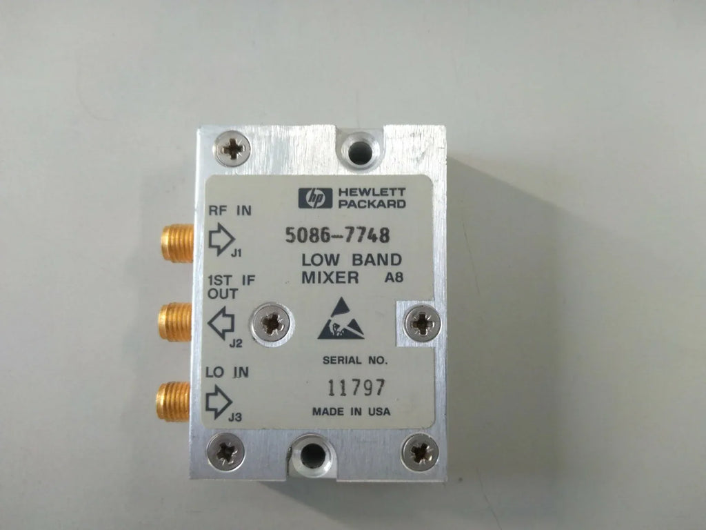 Agilent 5086-7748 Low Band Microwave Mixer, 0.5-2 GHz - ZYYKZ Test Equipment