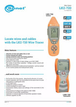 Load image into Gallery viewer, Sonel LKZ-720 Wire and Cable Tracer Detector Locator - CAT III 600V