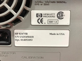 Agilent 83475B Lightwave Communication Analyzer - ZYYKZ Test Equipment