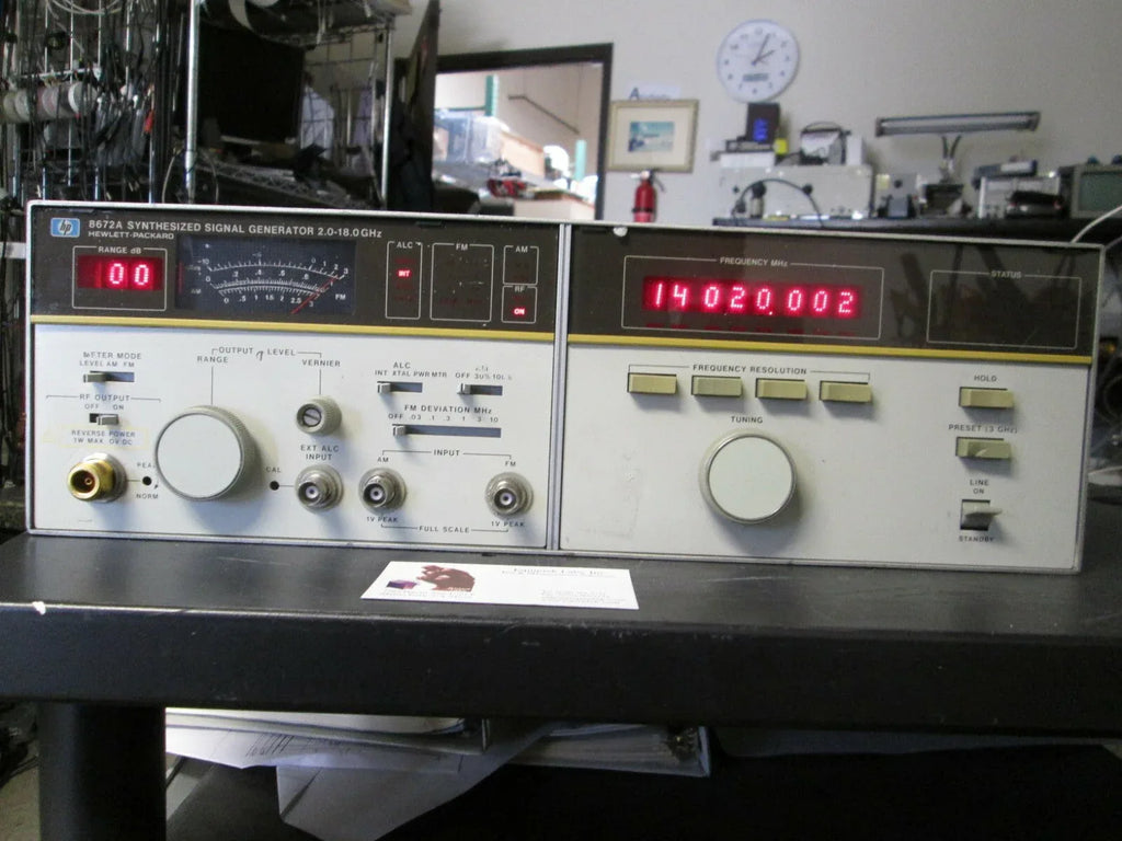 HP Synthesized RF Signal Generator - Precision Frequency Source - ZYYKZ Test Equipment