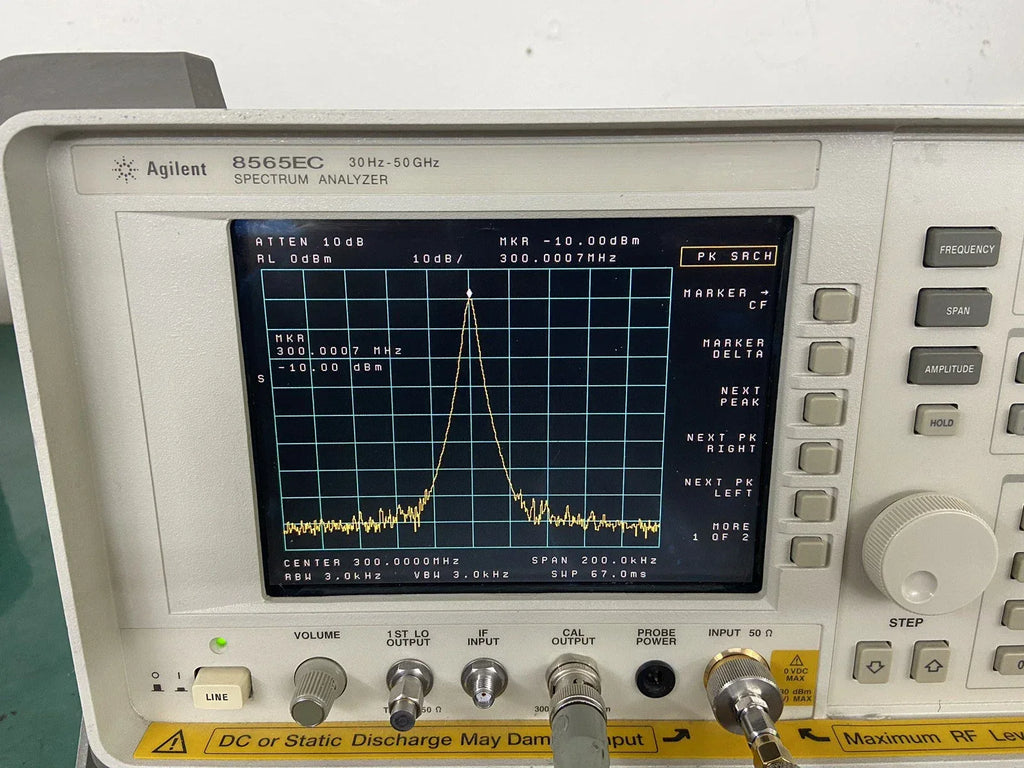 HP Agilent 8565EC Spectrum Analyzer 20Hz-50GHz with NIST Calibration Options - ZYYKZ Test Equipment