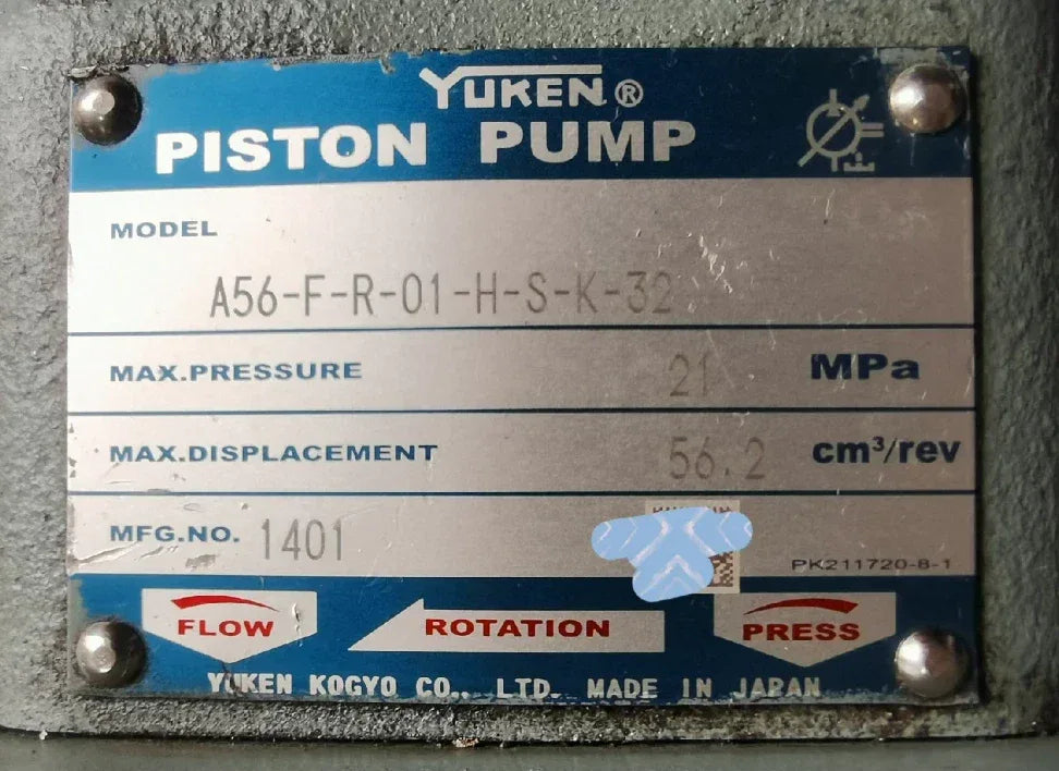 A56 Piston Pump Model R-01-H-K – High-Pressure Hydraulic Pump - ZYYKZ Test Equipment