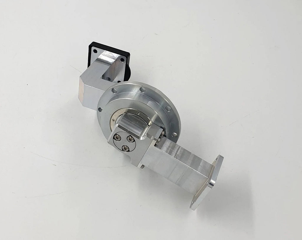 Spinner BN 635717 WR75 Waveguide Rotary Joint for 10-15 GHz - ZYYKZ Test Equipment