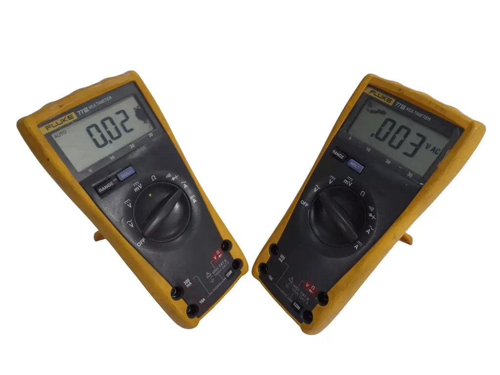 Fluke 77III Digital Multimeter Set - Pack of 2 - ZYYKZ Test Equipment