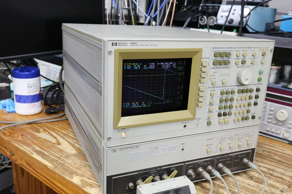 HP 4194A Precision Impedance Analyzer with 350 Hz to 100 kHz Range - ZYYKZ Test Equipment
