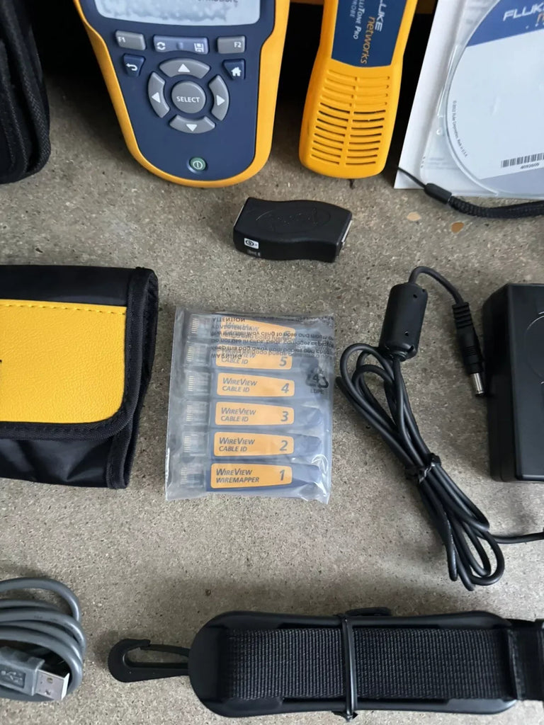 Fluke Networks LRAT-2000 Cable Tester Kit with Intellitone Probe - ZYYKZ Test Equipment