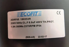 ECOFIT 2GRF65 180x52mm Inverter Cooling Fan - ZYYKZ Test Equipment