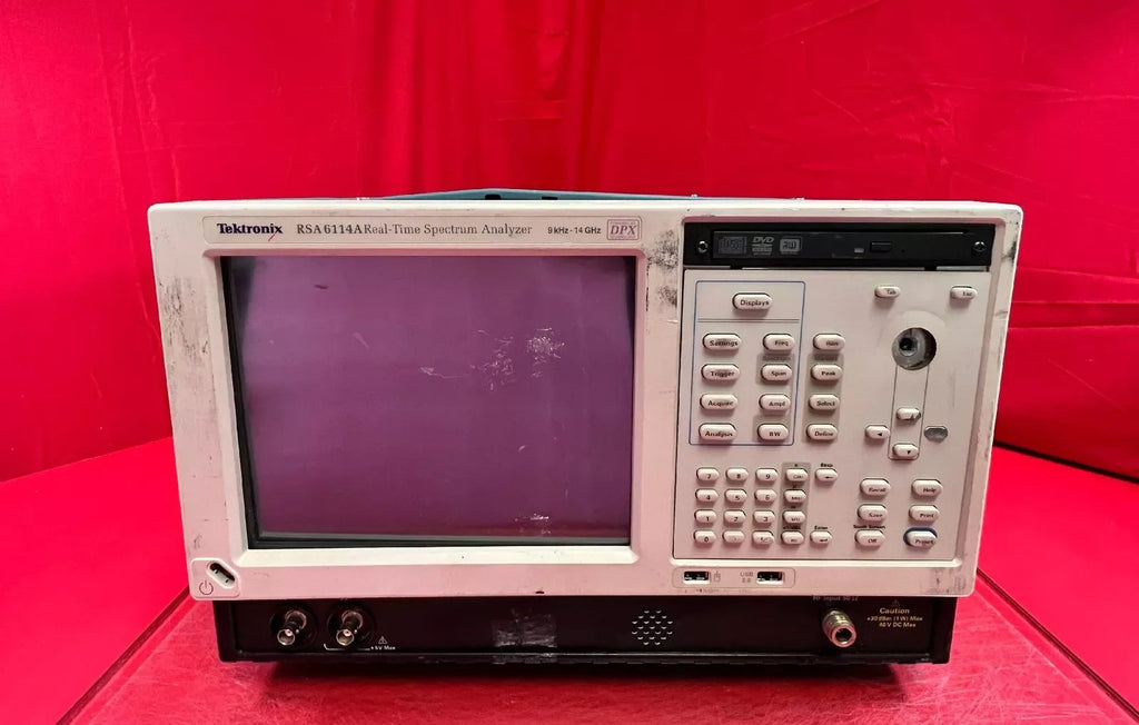 Tektronix RSA6114A Real-Time Spectrum Analyzer 9 kHz–14 GHz with Advanced Options - ZYYKZ Test Equipment