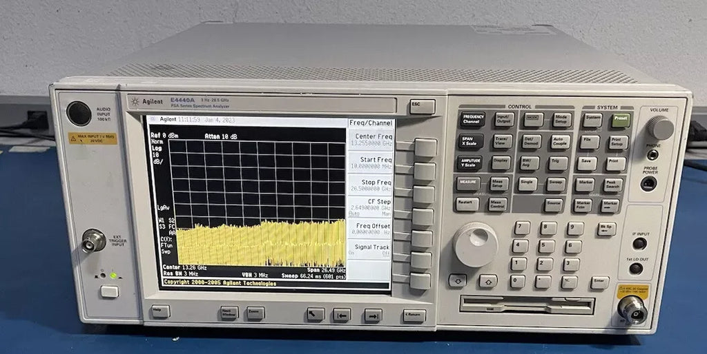 Keysight E4440A Spectrum Analyzer 3 Hz–26.5 GHz with Option 226 Phase Noise - ZYYKZ Test Equipment