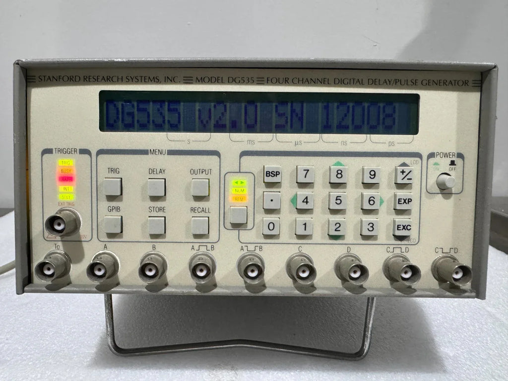 SRS DG535 Four-Channel Digital Delay Pulse Generator with 250 ps Resolution - ZYYKZ Test Equipment