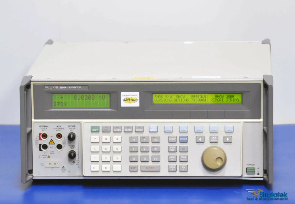 Fluke 5500A Multifunction Calibrator - NIST Calibrated Multi-Product Calibration Tool