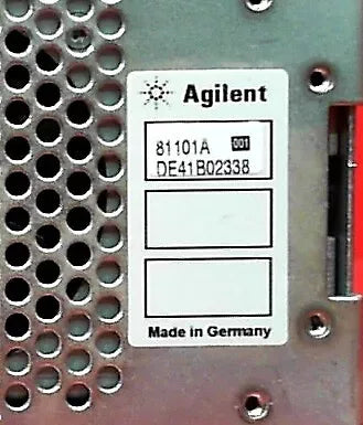 Agilent 81101A Pulse Pattern Generator 1.25 GHz - ZYYKZ Test Equipment