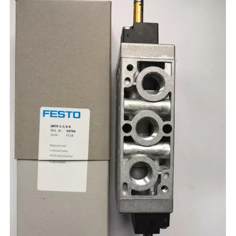 Festo JMFH-5-3/8-B Solenoid Valve, Model 19700 – High Performance Pneumatic Control - ZYYKZ Test Equipment