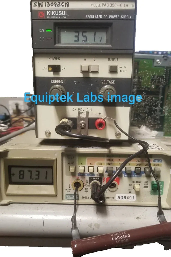Kikusui Lab DC Power Supply 350V 100mA Precision Output - ZYYKZ Test Equipment