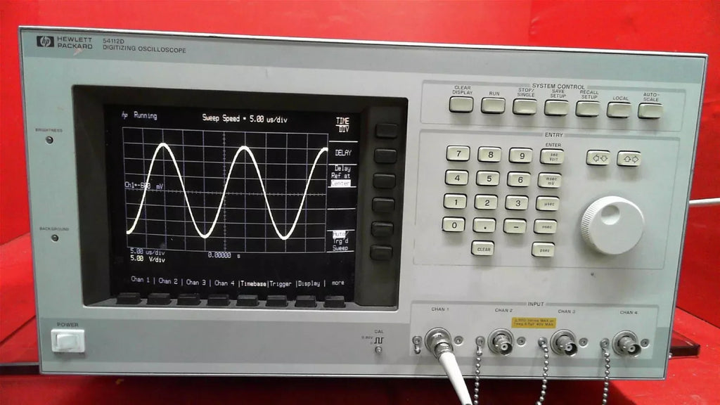 Agilent 54112D Digitizing Oscilloscope 100 MHz 2-Channel - ZYYKZ Test Equipment