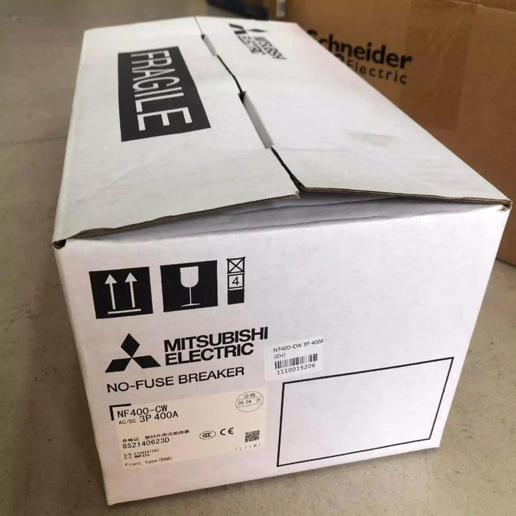 Mitsubishi NF400-CW 3-Pole 400A Molded Case Circuit Breaker - ZYYKZ Test Equipment