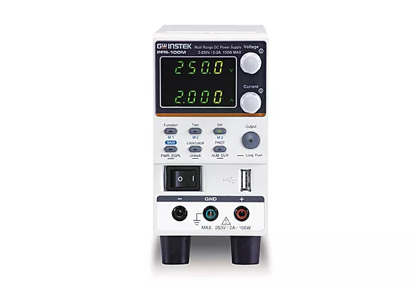 GW Instek PFR-100M Fanless Multi-Range DC Power Supply - 100W, 250V, 2A