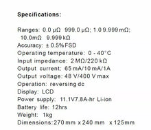 Load image into Gallery viewer, Mitton Instruments ET1000 Ground Earth Tester Resistivity Micro-Ohmmeter