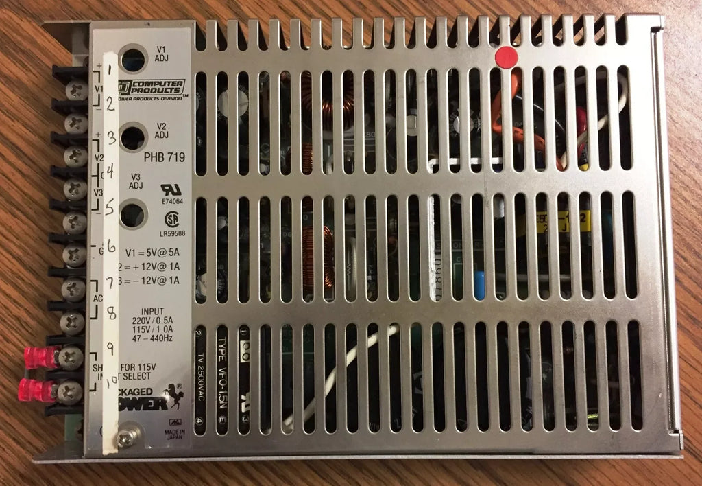 Computer Products PHB719 Multi-Voltage Power Supply 220V/0.5A & 115V/1.0A - ZYYKZ Test Equipment