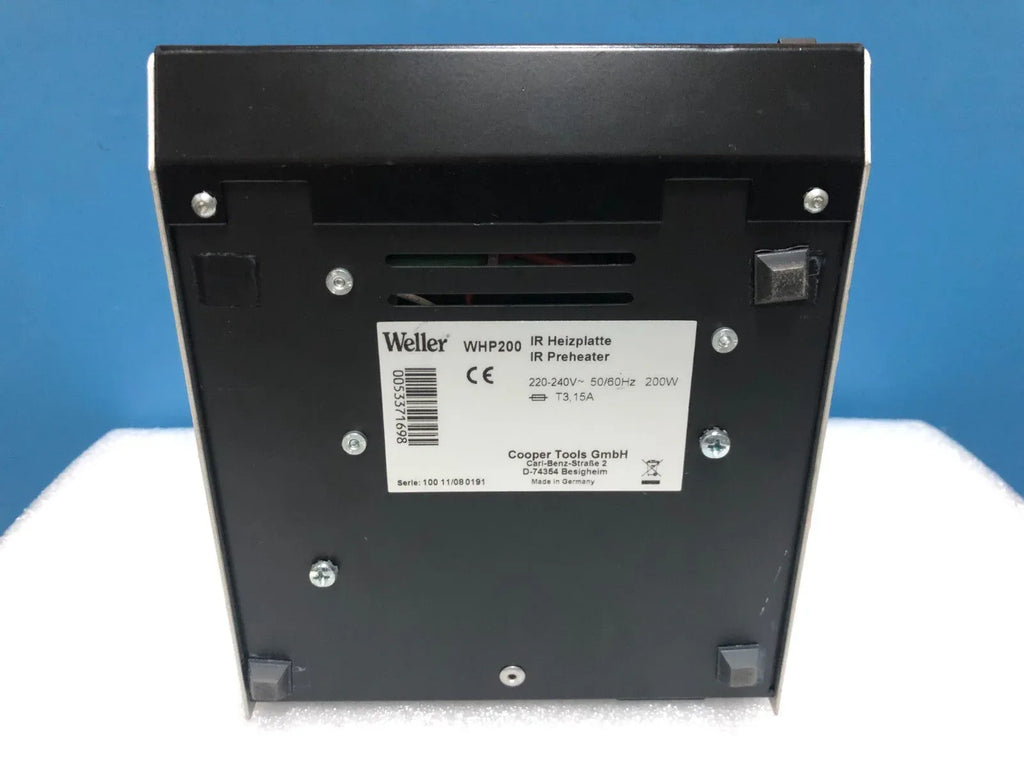Weller WHP 200 Infrared Preheating Plate for PCB Assembly - ZYYKZ Test Equipment