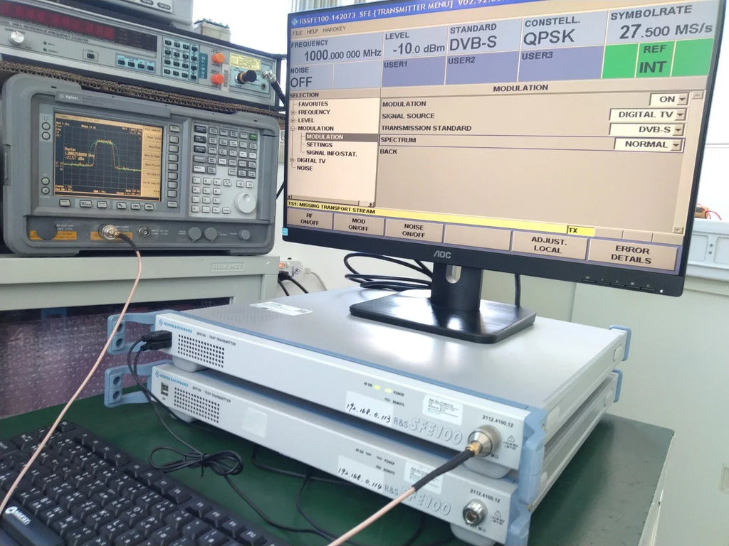 Rohde & Schwarz SFE100 Digital TV Test Transmitter for DVB-S/DVB-S2 - ZYYKZ Test Equipment
