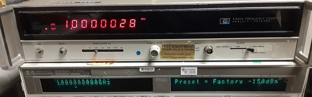 HP 5340A Microwave Frequency Counter with High Precision - ZYYKZ Test Equipment