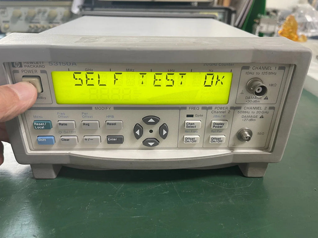 HP Agilent 53150A 10Hz-20GHz CW Microwave Frequency Counter - ZYYKZ Test Equipment
