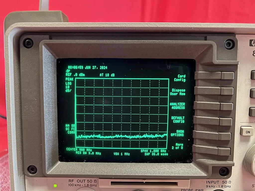 Agilent 8591E Spectrum Analyzer 9 kHz to 1.8 GHz - ZYYKZ Test Equipment