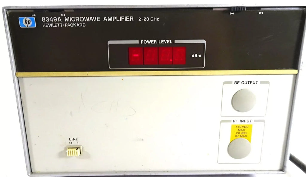 HP 8349A Microwave Amplifier 2-20 GHz High Gain RF Amplifier - ZYYKZ Test Equipment