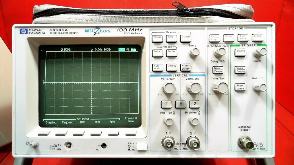 Agilent 54645A 100MHz Oscilloscope with 10074B Probe - ZYYKZ Test Equipment