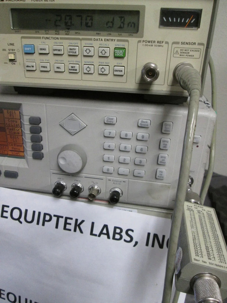 HP RF Power Meter Sensor 26.5 GHz High-Frequency Measurement - ZYYKZ Test Equipment