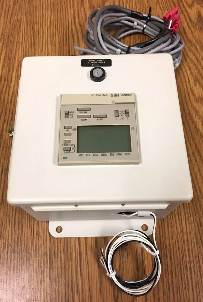 Omron H5S-B Digital Time Switch Timer with 6.5” x 6.5” x 4.5” Enclosure - ZYYKZ Test Equipment