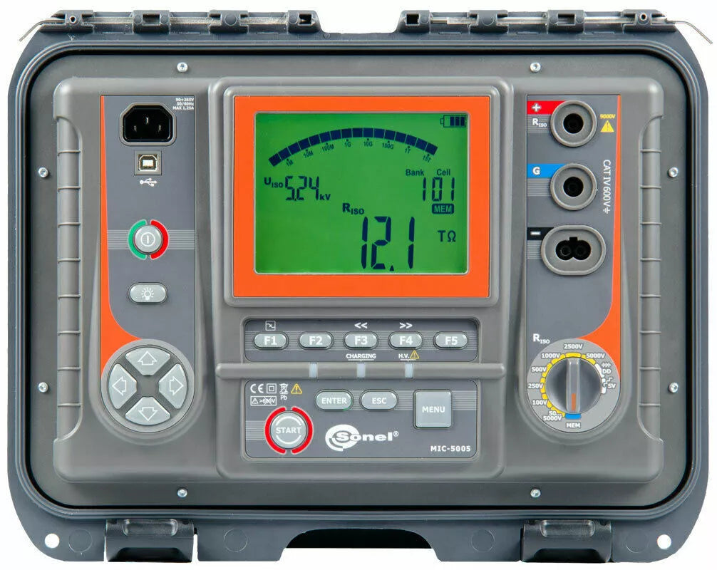 Sonel MIC-5005 5kV Insulation Resistance Tester MegOhmMeter