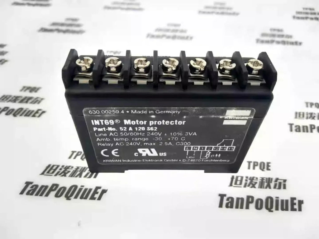 KRIWAN INT69 52A120 S62 Compressor Protection Module for Industrial HVAC Systems - ZYYKZ Test Equipment