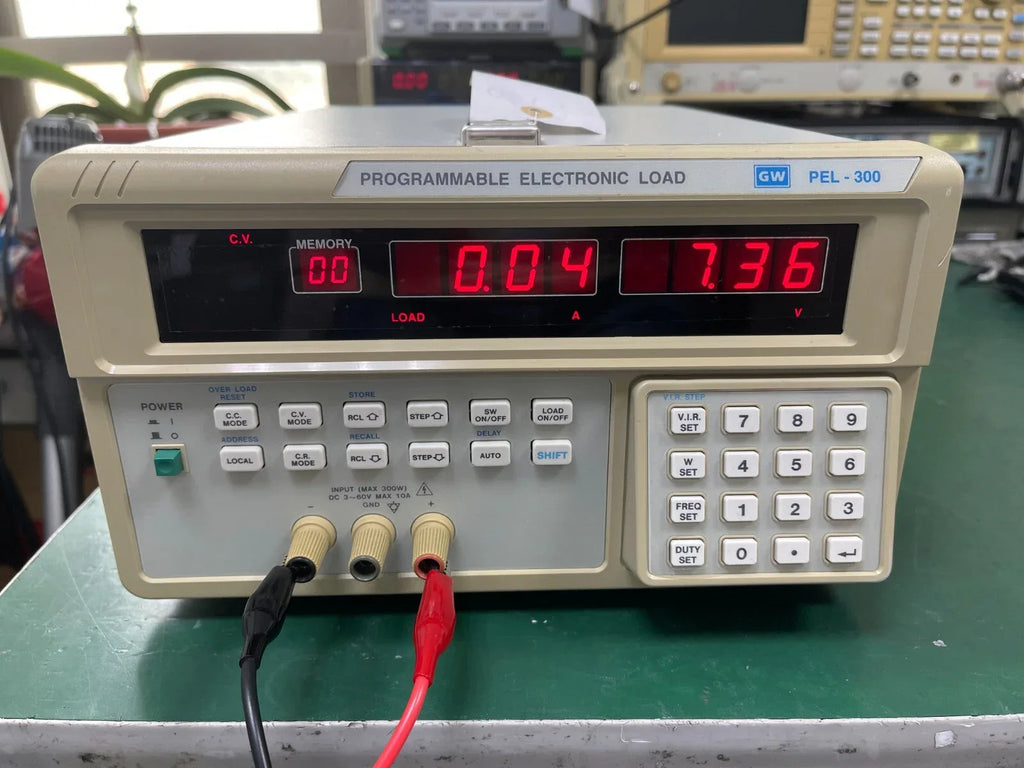 GW Instek PEL-300 Programmable Electronic Load 300W, 3-60V, 6mA-60A - ZYYKZ Test Equipment