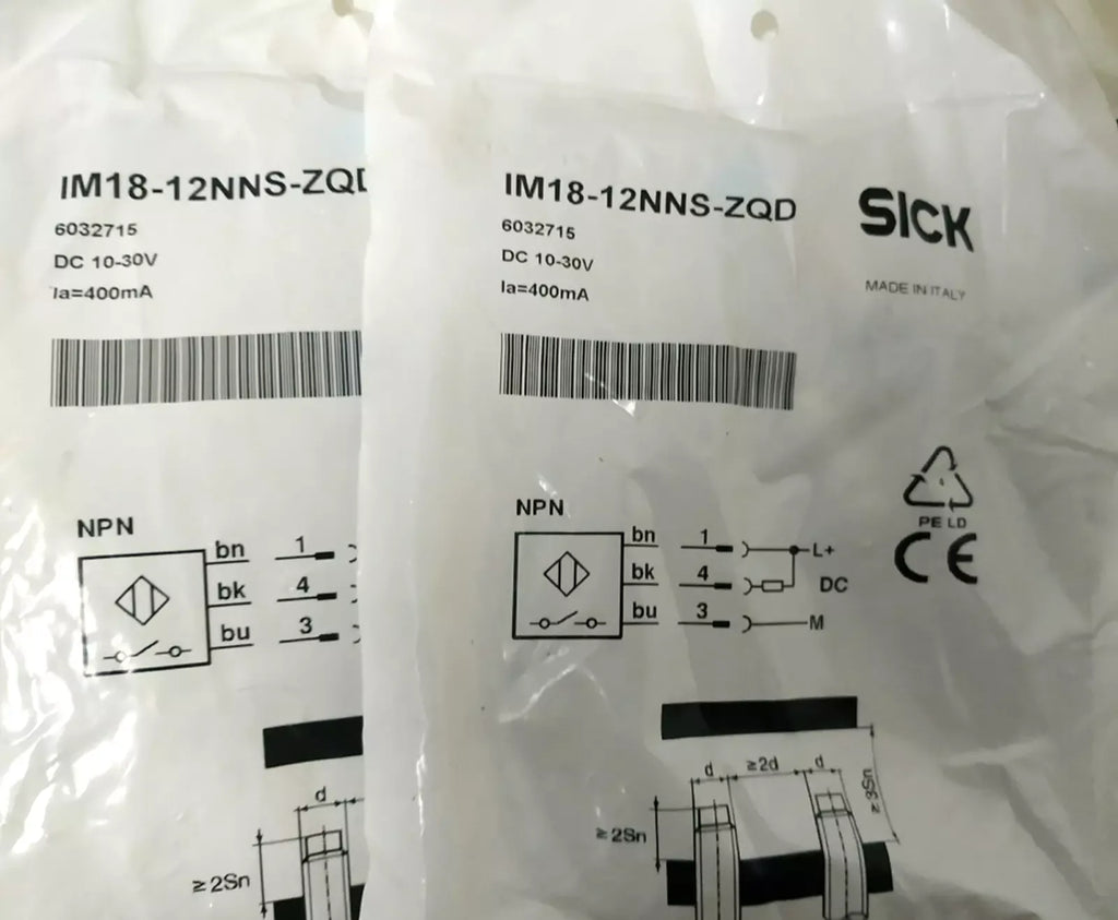 SICK IM18-12NNS-ZQD Industrial Proximity Sensor, Inductive, 12mm - ZYYKZ Test Equipment
