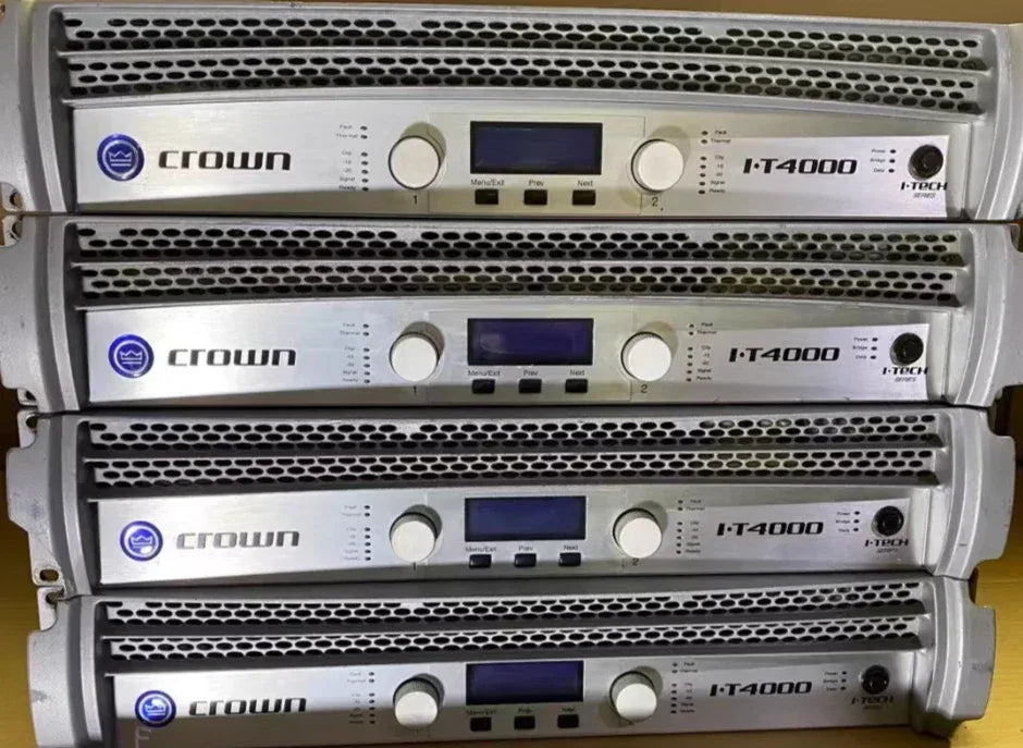 CROWN I.T4000 High-Performance Professional Power Amplifier - ZYYKZ Test Equipment