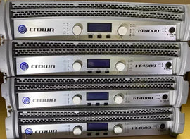 CROWN I.T4000 High-Performance Professional Power Amplifier - ZYYKZ Test Equipment