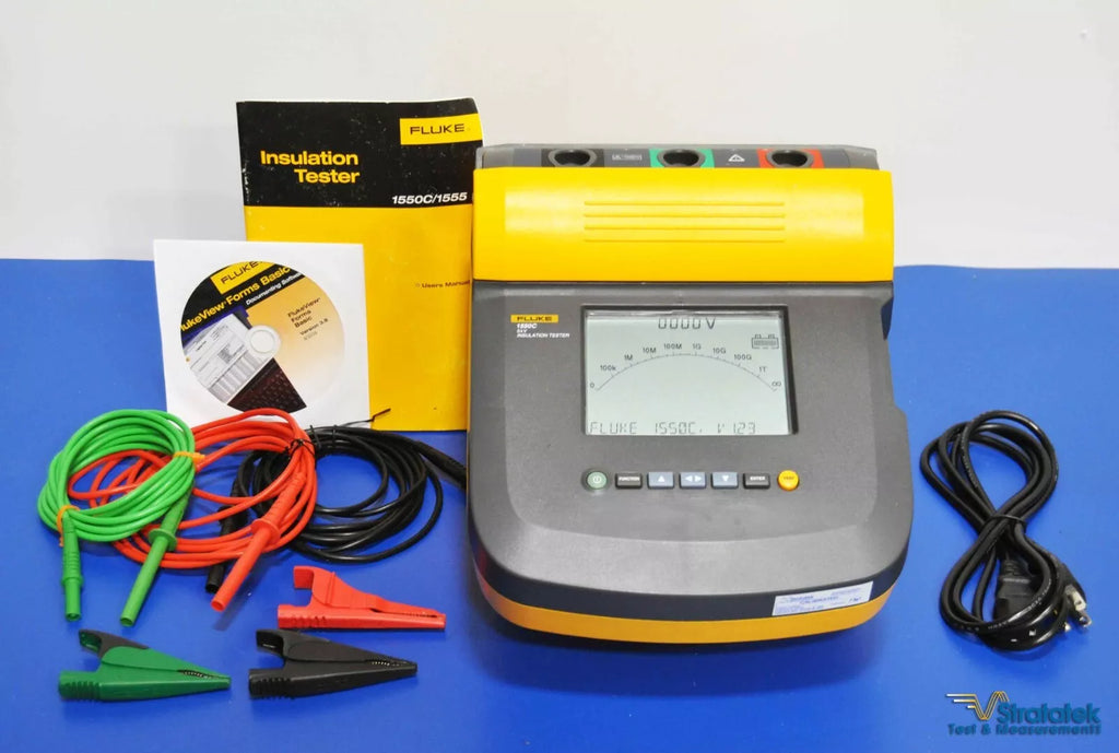 Fluke 1550C 5kV Insulation Tester MegOhmmeter with NIST Calibration