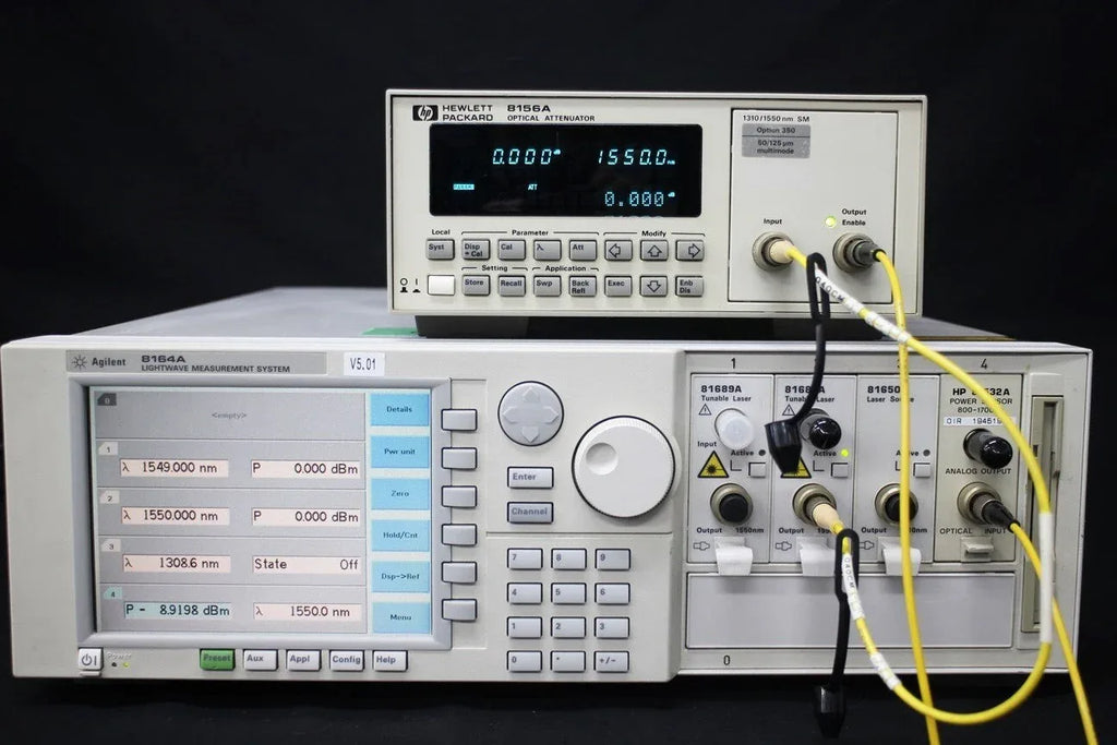 HP Optical Attenuator 1250-1650nm Wavelength Range - ZYYKZ Test Equipment