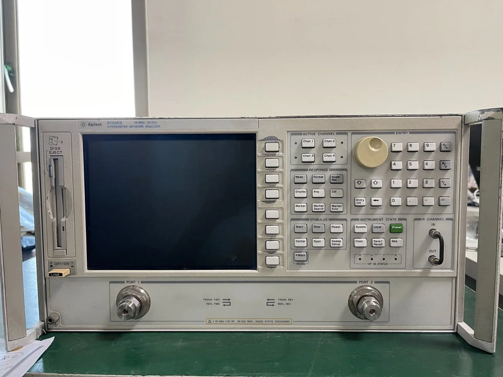 Agilent 8720ES Network Analyzer - 50 MHz to 20 GHz with Options 1D5/010 - ZYYKZ Test Equipment