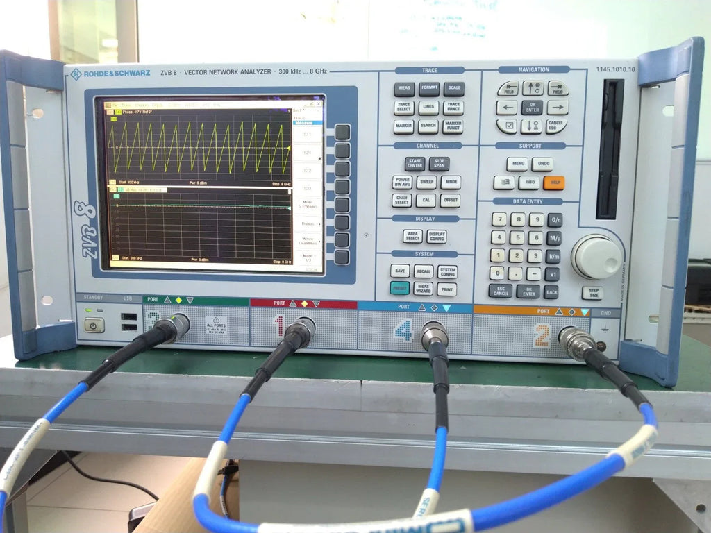 Rohde & Schwarz ZVB8 4-Port Vector Network Analyzer 300 kHz–8 GHz - ZYYKZ Test Equipment
