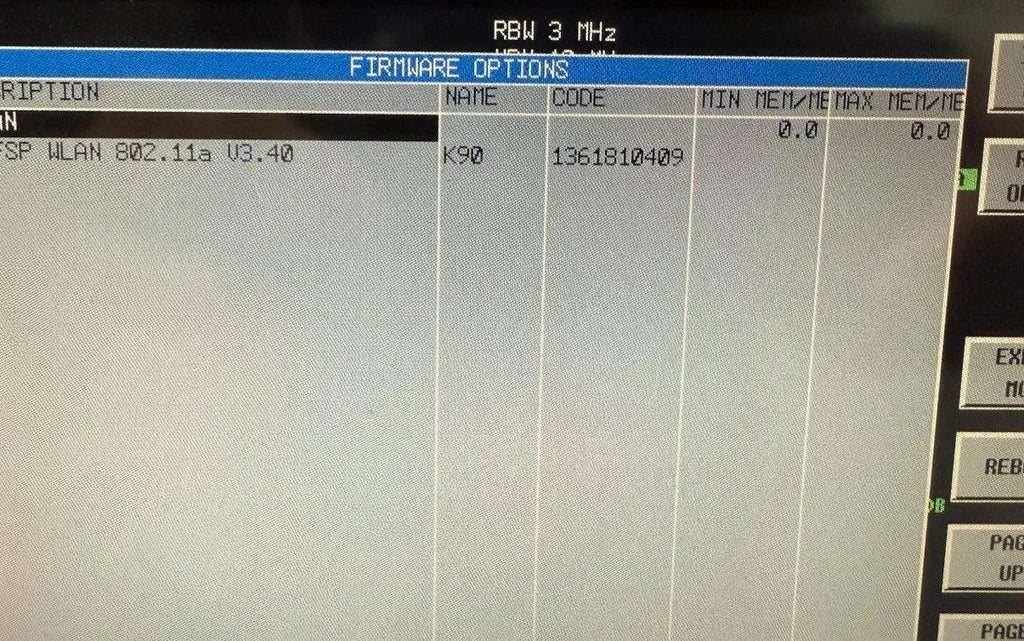 R&S FSP7 Spectrum Analyzer FSP-K90 & FSP-B4 Options, 9 kHz to 7 GHz - ZYYKZ Test Equipment