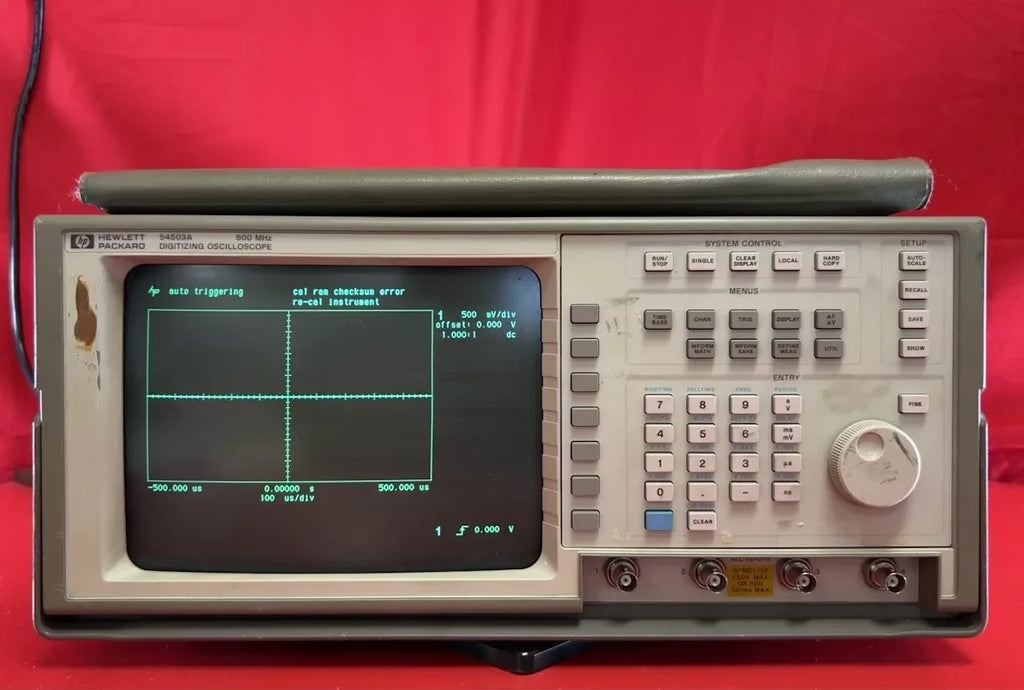 Agilent 54503A Digitizing Oscilloscope 500 MHz, 2 Channels - ZYYKZ Test Equipment