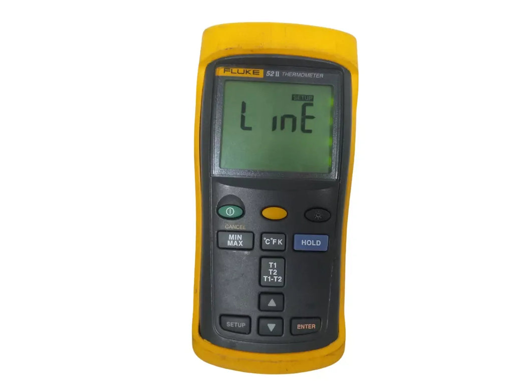Fluke 52 II Digital Thermometer with Type K Thermocouple Input - ZYYKZ Test Equipment