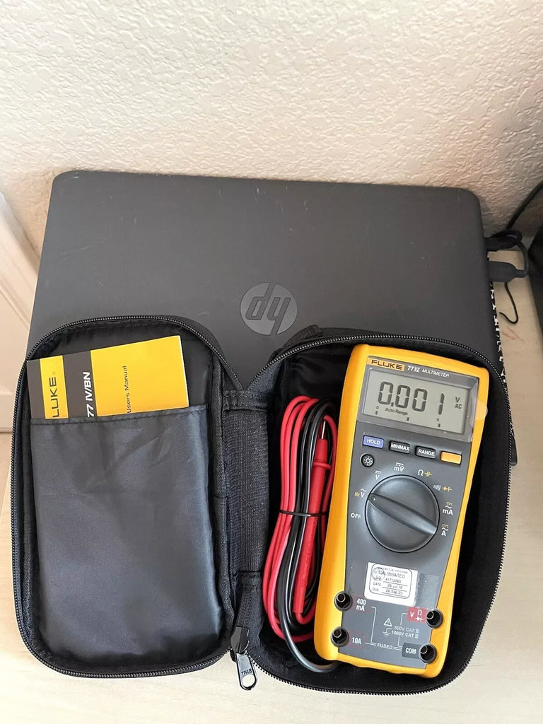 Fluke 77IV Digital Multimeter with Leads, Accessories & Stow Pouch - Calibrated 2023 - ZYYKZ Test Equipment
