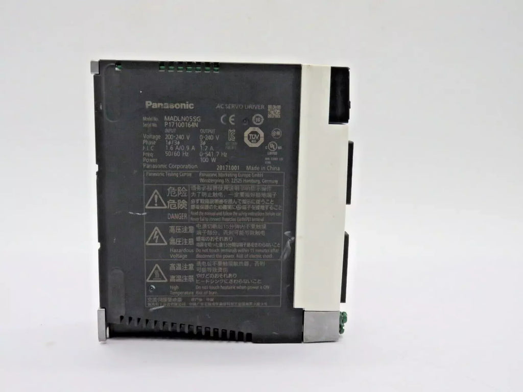 Panasonic MINAS MADLN05SG AC Servo Drive 100W 0-240V 1.2A - ZYYKZ Test Equipment