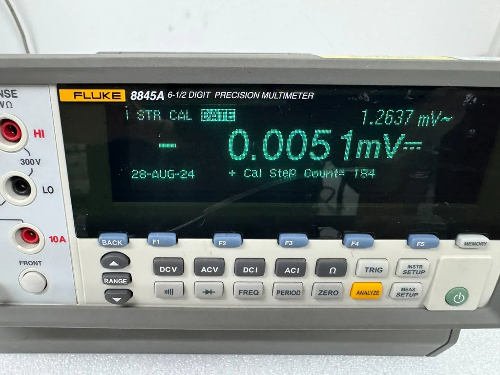 Fluke 8845A 6.5-Digit Precision True RMS Multimeter - ZYYKZ Test Equipment